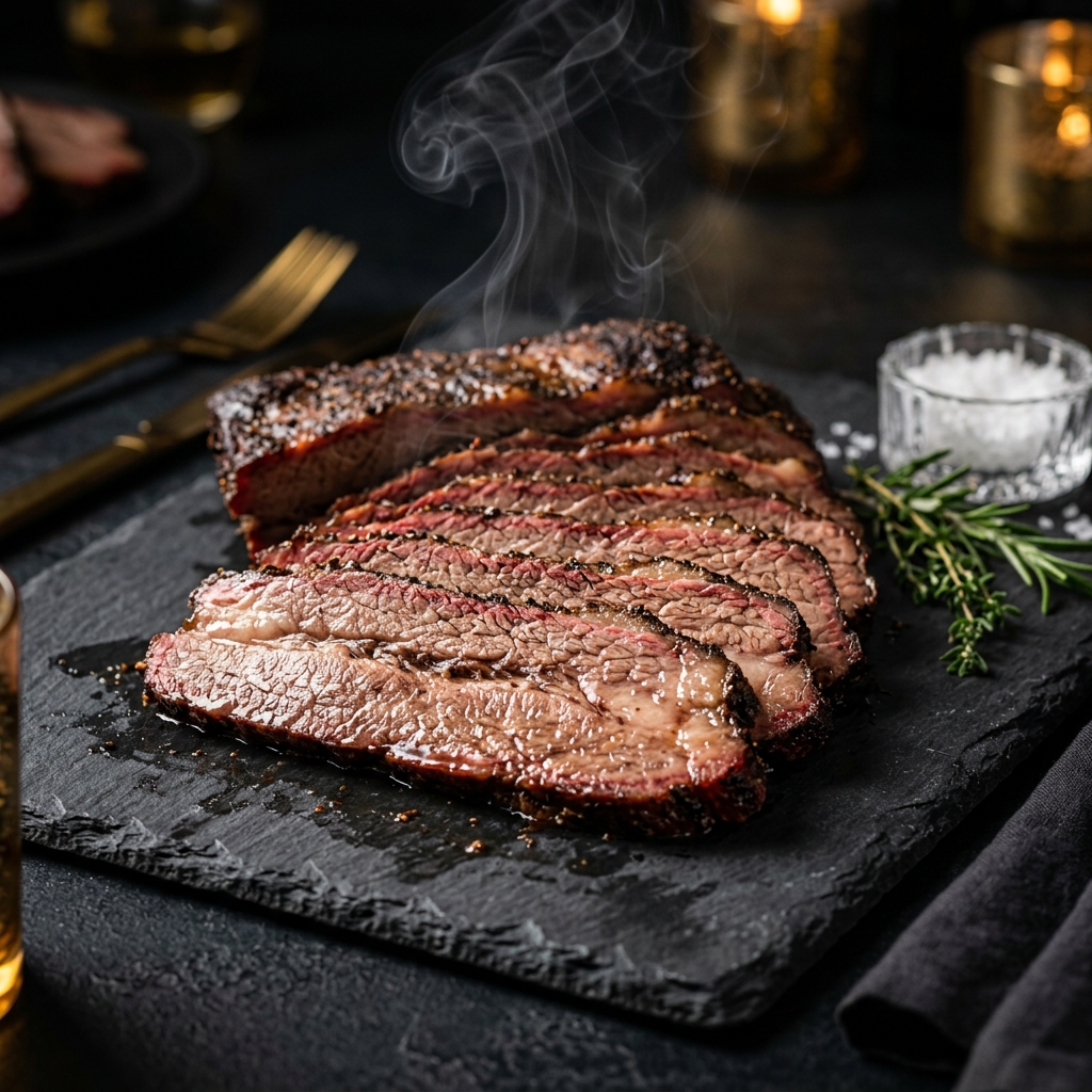 La Resineta premium cut on slate board